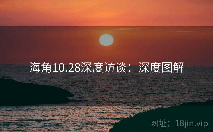 海角10.28深度访谈：深度图解